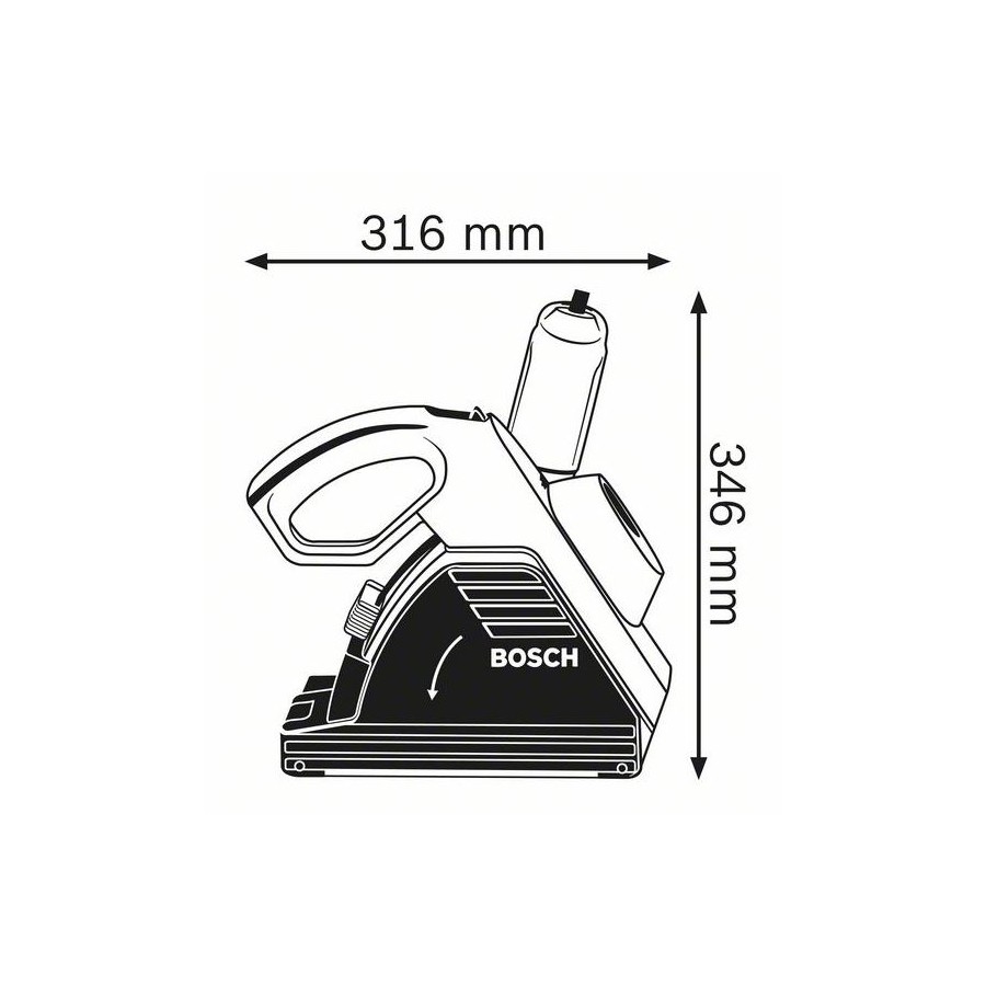 BRUZDOWNICA GNF35CA 1400W 35MM - 0601621708.