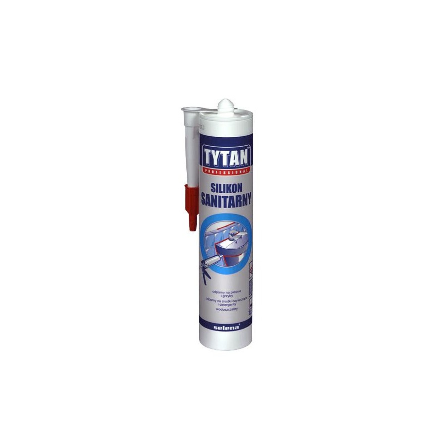 SILIKON SANITARNY TYTAN 280ML BIAŁY 