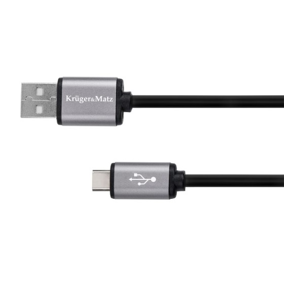 KABEL USB 2.0V-WTYK TYPU C 1M 