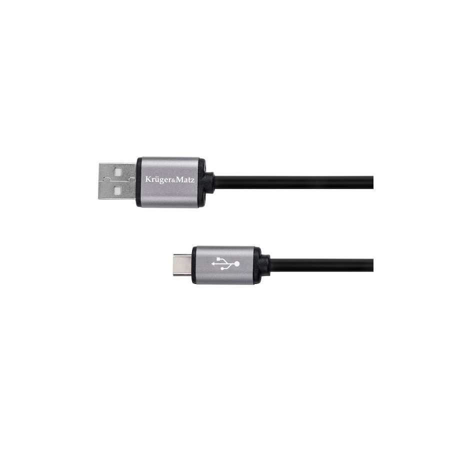 KABEL USB 2.0V-WTYK TYPU C 1M 