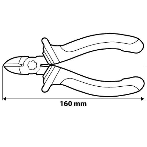 SZCZYPCE TNĄCE BOCZNE 160MM - 01-017.