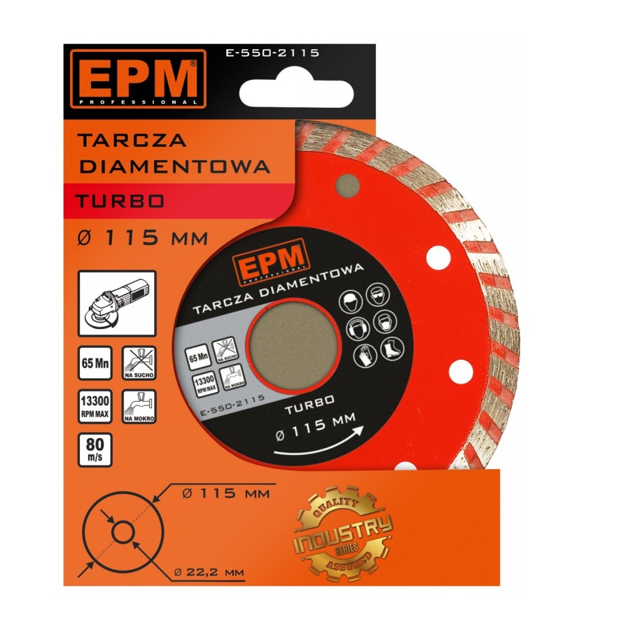 TARCZA DIAMENTOWA TURBO 115MM 