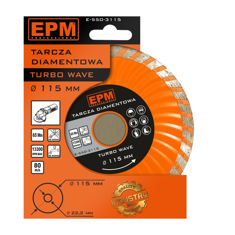 TARCZA DIAMENTOWA TURBO WAVE 115MM 