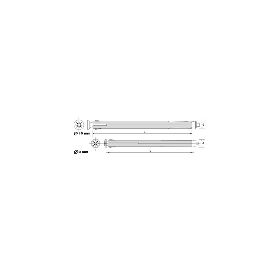 ŁĄCZNIK DO MOCOWANIA OŚCIEŻNIC 8.0*112MM 