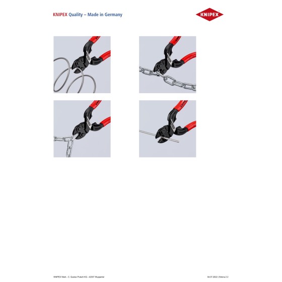 KOMPAKTOWE SZCZYPCE TNĄCE PRZEGUBOWE COBOLT 160MM - 71 31 160.