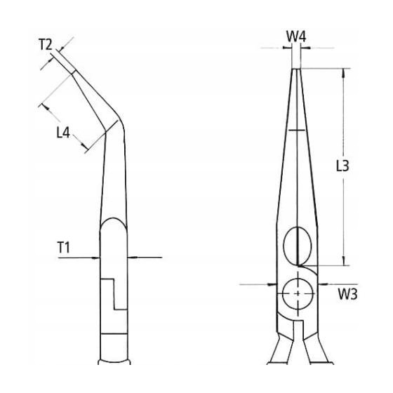 SZCZYPCE PŁASKIE MONTAŻOWE Z PROFILEM POPRZECZNYM WYG.280MM - 28 81 280.