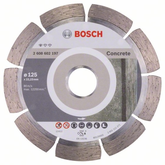 TARCZA DIAMENTOWA STANDARD OF CONCRETE 125MM - 2608602197.