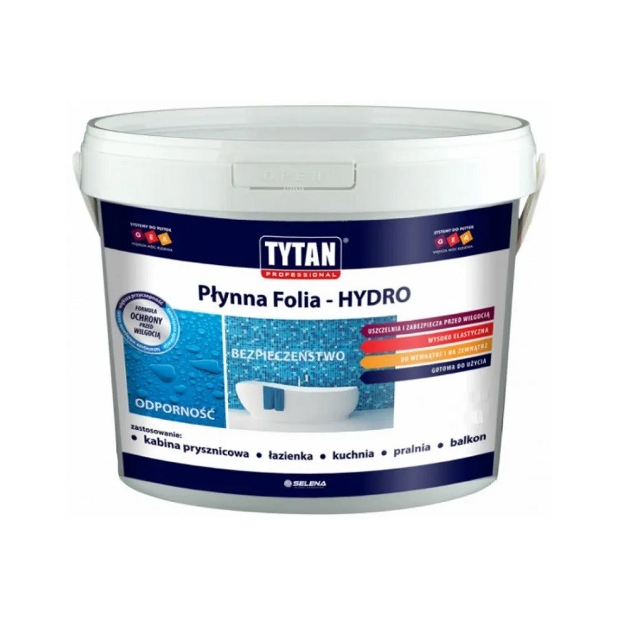 PŁYNNA FOLIA HYDRO TYTAN 12KG SZARY 