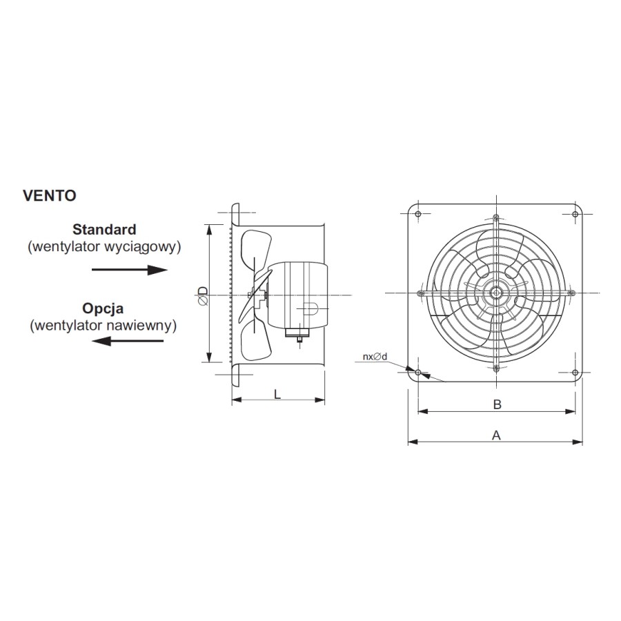 WENTYLATOR VENTO 18 1F 