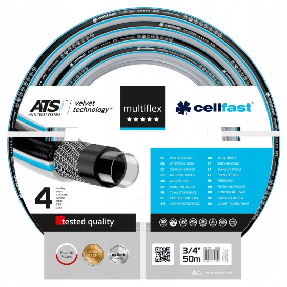 WĄŻ OGRODOWY MULTIFLEX ATS VT 3/4' 50MB - 13-221.