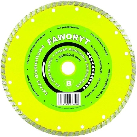 TARCZA DIAMENTOWA TURBO FAWORYT 125MM 