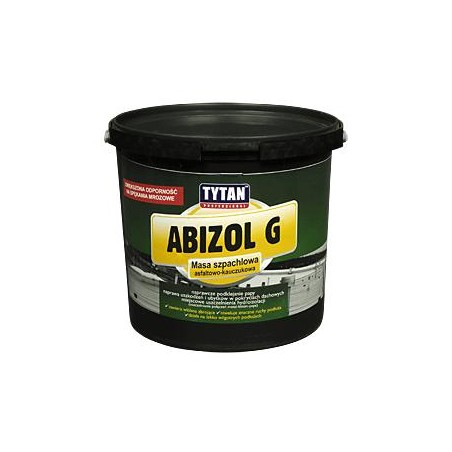 ABIZOL G MASA SZPACHLOWA BITUMICZNA 1KG 