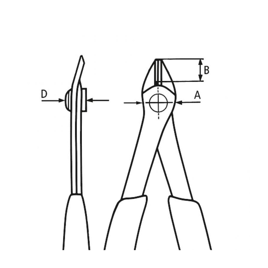 SZCZYPCE DO CIĘCIA 125MM ELECTRONIC SUPER KNIPS - 78 03 125.