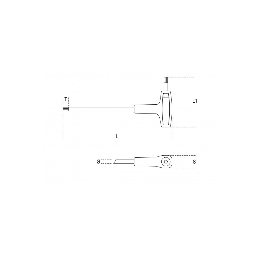 KLUCZ TRZPIENIOWY KĄTOWY 4.0MM 