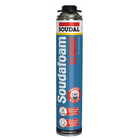 PIANKA PISTOLETOWA 750ML SOUDAL CLASSIC 