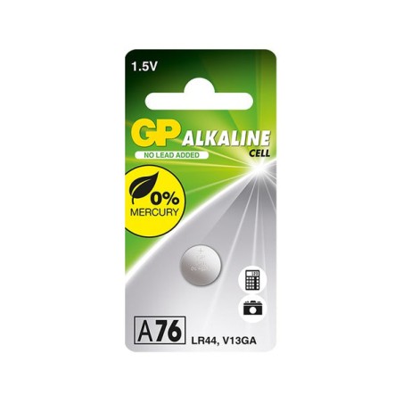 BATERIA ALKALICZNA ZEGARKOWA 1.5V A76, LR44, AG13 