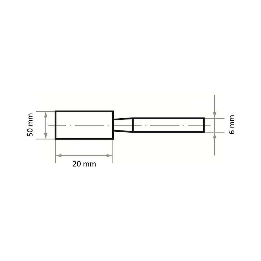 ŚCIERNICA SPOJONA CERAMICZNA ZY 5020.06 EKR 30 N V4 