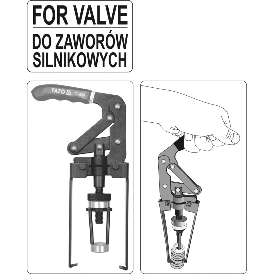 PRZYRZĄD DO DEMONTAŻU ZAWORÓW SILNIKOWYCH - YT-0618.