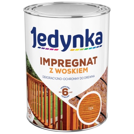 IMPREGNAT DO DREWNA Z WOSKIEM JEDYNKA TEAK 0.9L 