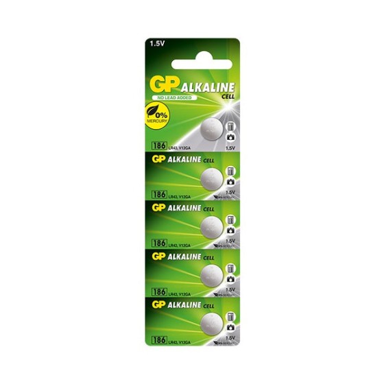 BATERIA ALK.ZEGARKOWA 1.5V 186, LR43, V12GA, D186A 