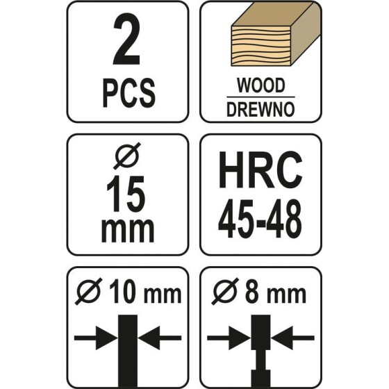 FLEKOWNIK-SĘKOWNIK DO DREWNA 15MM - YT-33830.