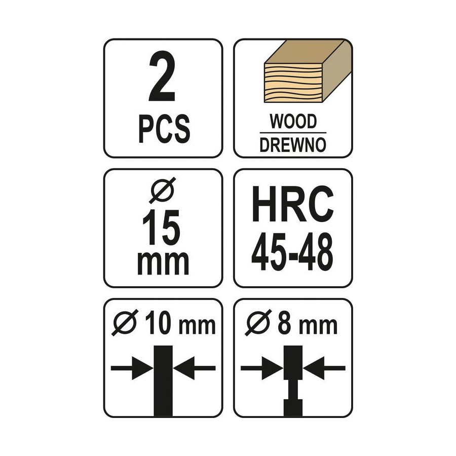 FLEKOWNIK-SĘKOWNIK DO DREWNA 15MM - YT-33830.