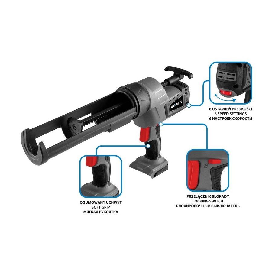 WYCISKACZ DO TUB ENERGY 18V BEZ AKUMULATORA - 58GE114.