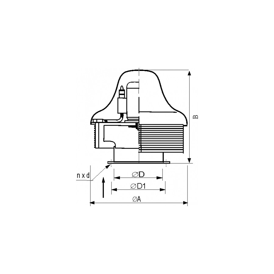 WENTYLATOR RUFINO SB-20 C 1F 