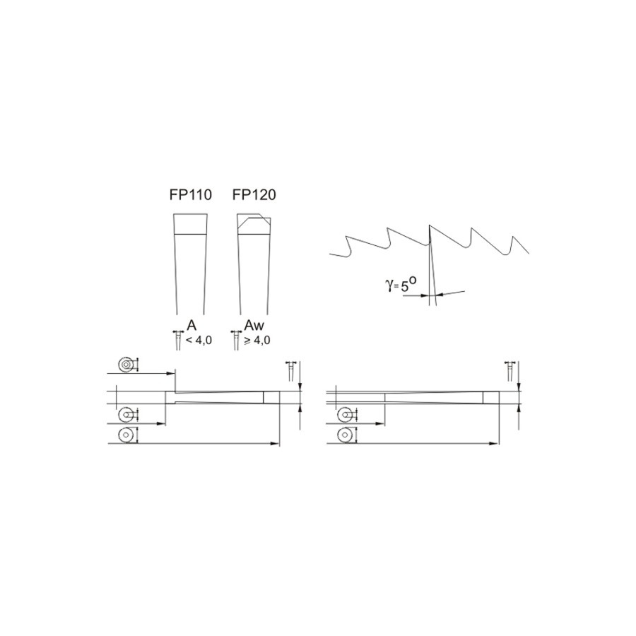 FREZ DO PRZECINANIA METALI 200*32*2.5/160 A5 