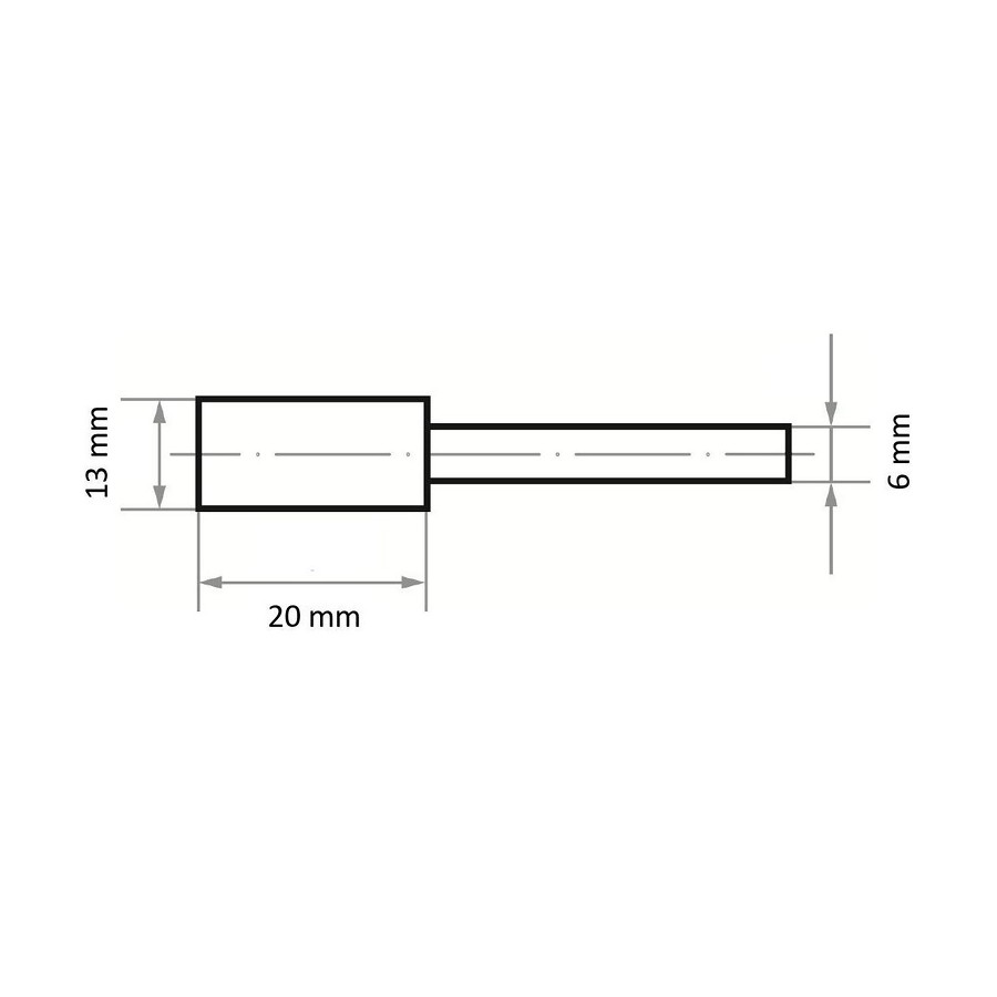 ŚCIERNICA TRZPIENIOWA NK 46 QU BA TWARDA 13*20*6 