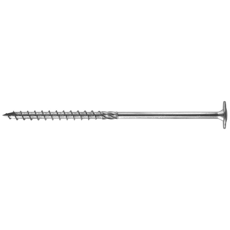 WKRĘT DO DREWNA Z KOŁNIERZEM NA TORX OCYNKOWANY 8*240MM T40 