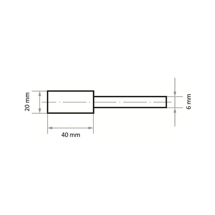 ŚCIERNICA TRZPIENIOWA MK 36 N V10 20*40*6 