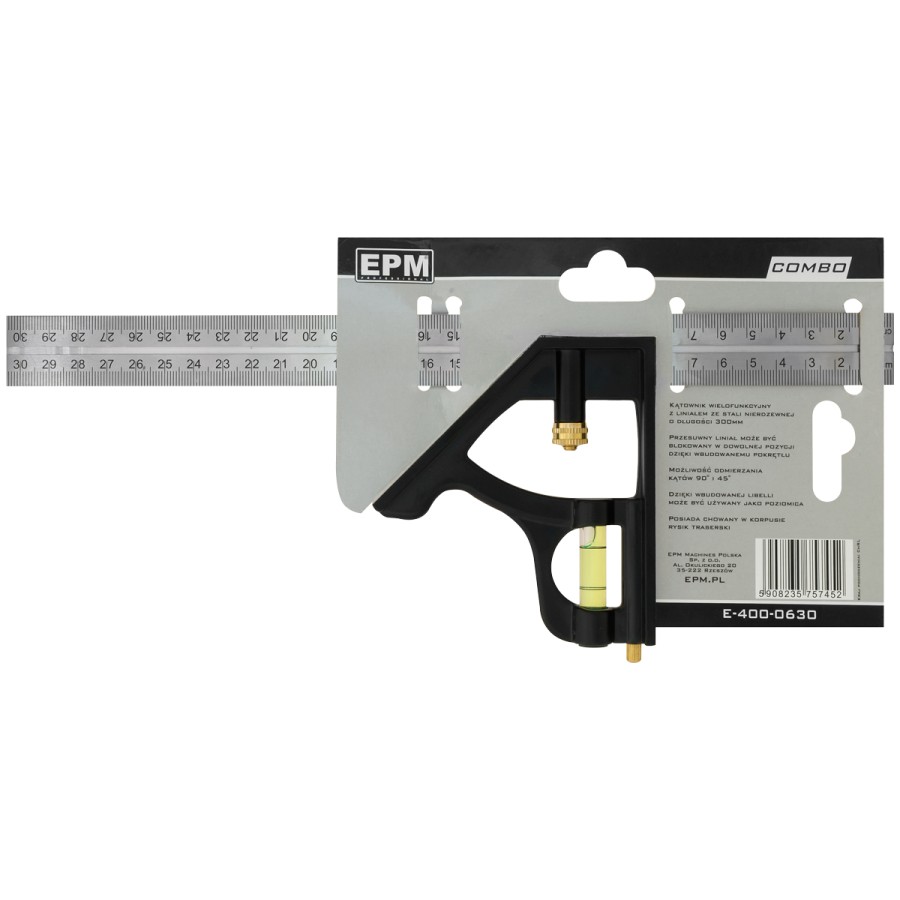 KĄTOWNIK STOLARSKI WIELOFUNKCYJNY COMBO 300MM 