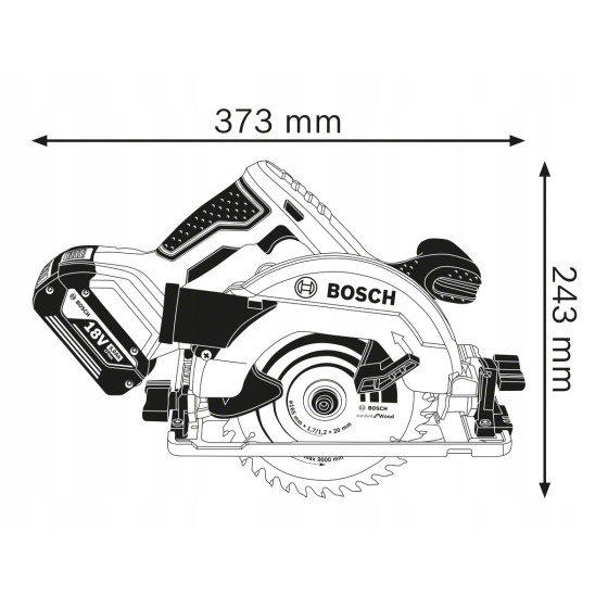 PILARKA TARCZOWA GKS 18 V-57G 0*AH - 06016A2101.