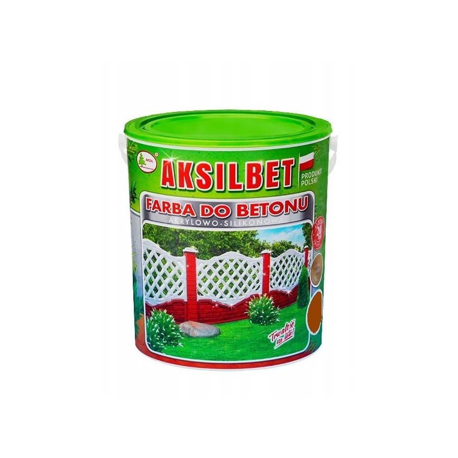 AKSILBET FARBA DO BETONU POPIELATY RAL 7035 1.0L 