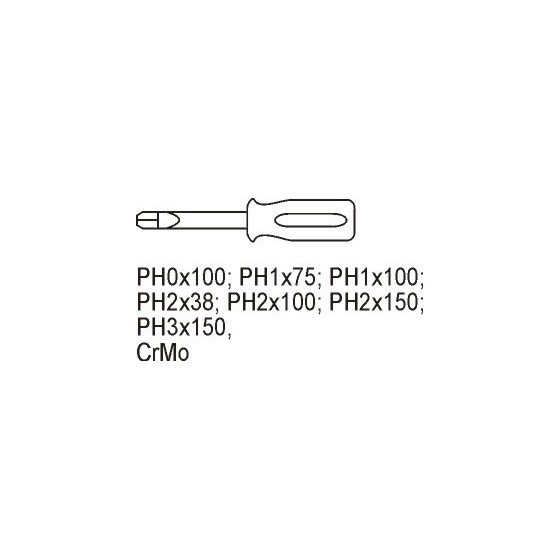 WKŁAD DO SZUFLADY WKRĘTAKI KRZYŻAKOWE 7 CZĘŚCI - YT-5536.