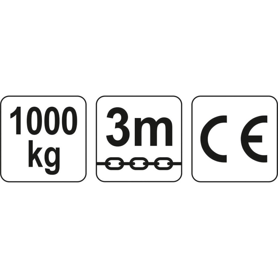 WCIĄGNIK ŁAŃCUCHOWY 1.0T - YT-58951.