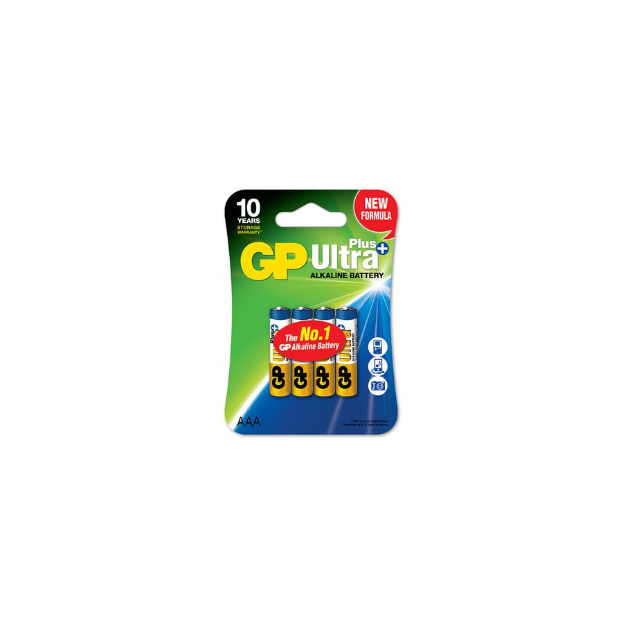 BATERIA ULTRA+ ALKALINE LR3 AAA 1.5V 4SZT 