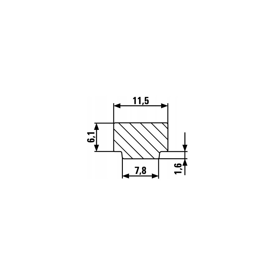 ŚCISK STOŁOWY STALOWY Z DŹWIGNIĄ 160/60MM - GTR16S6H.