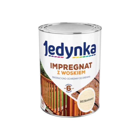 IMPREGNAT DO DREWNA Z WOSKIEM JEDYNKA BEZBARWNY 2.5L 