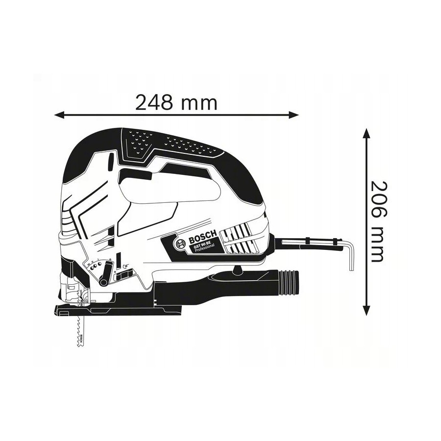 WYRZYNARKA GST 90 BE 650W BOX - 060158F001.