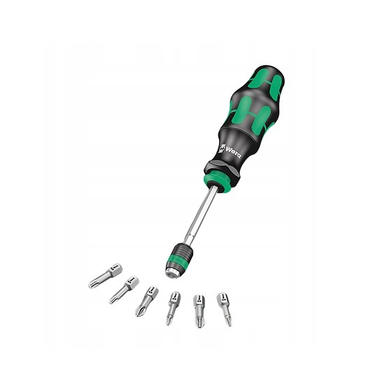 RĘKOJEŚĆ Z UCHWYTEM DO GROTÓW 1/4' Z MAGNESEM + 6 GROTÓW - 05051019001.