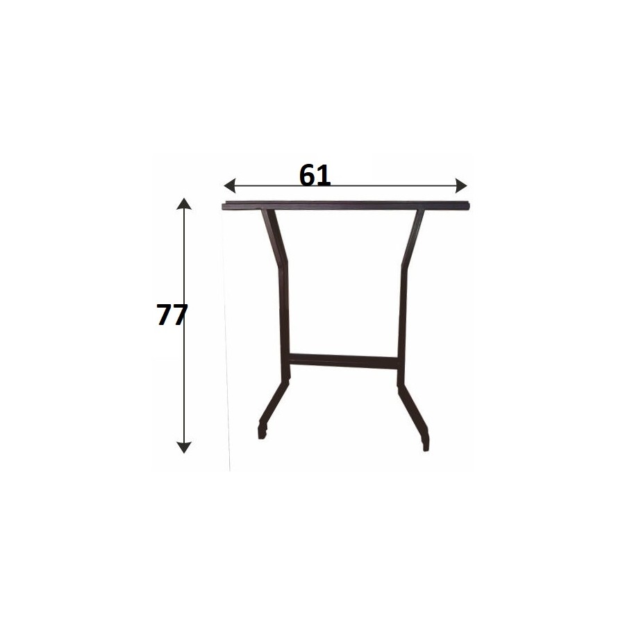 NOGA STALOWA DO STOŁU KPL. 2SZT 