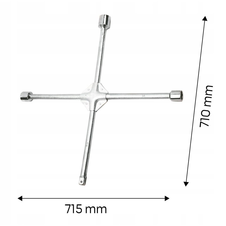 KLUCZ KRZYŻAKOWY 24*27*32*3/4'' - 11-102.