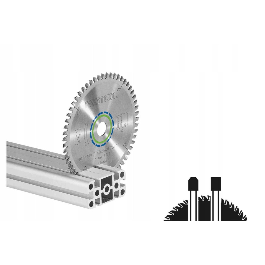 TARCZA PILARSKA ALUMINIUM/PLASTICS HW 160*20 TF52 - 496306.