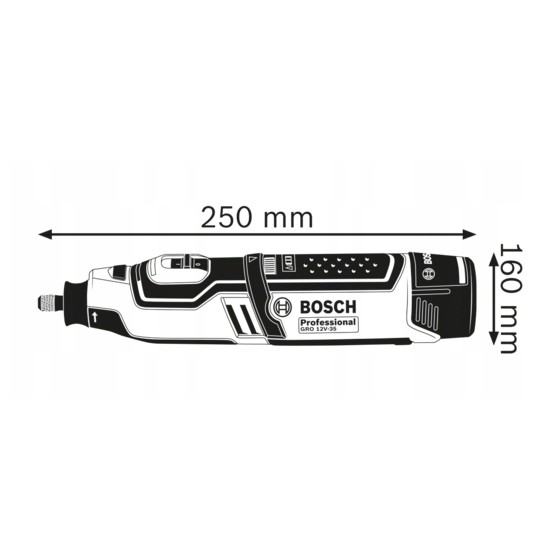 NARZĘDZIE WYSOKOOBROTOWE GRO 10.8 V-LI 0*AH - 06019C5000.