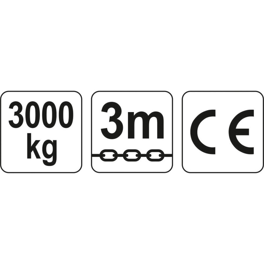 WCIĄGNIK ŁAŃCUCHOWY 3.0T - YT-58954.