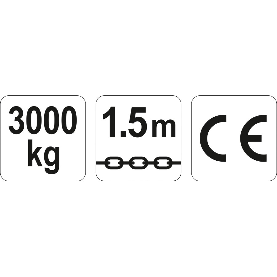 WCIĄGNIK ŁAŃCUCHOWY - DŹWIGNIOWY 3.0T - YT-58966.