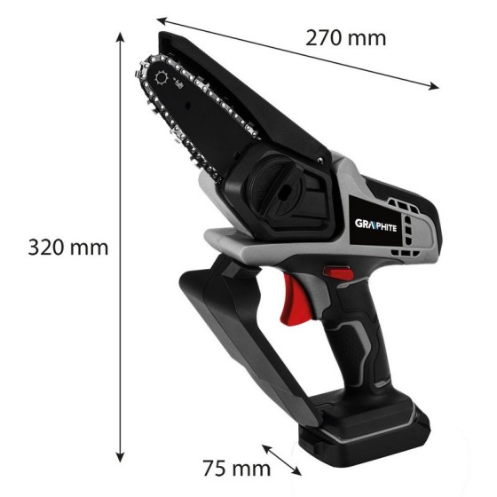 MINI PIŁA ŁAŃCUCHOWA AKUMUL. ENERGY+ 18V LI-LON BEZ AKUMUL. - 58GE116.