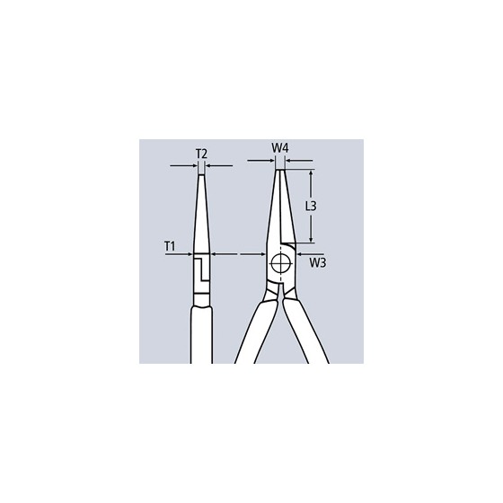 SZCZYPCE TNĄCE PÓŁOKRĄGŁE IZOLOWANE 200MM - 26 16 200.